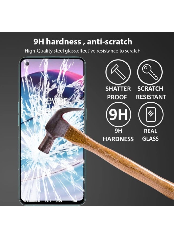 ميجوفاست واقي شاشة زجاجي مقوى لهاتف OnePlus NORD CE2 LITE، تغطية كاملة من الحافة إلى الحافة بإطار أسود - صلابة 9H، وضوح عالي الدقة، مقاوم للخدش، خالٍ من الفقاعات - Image 4