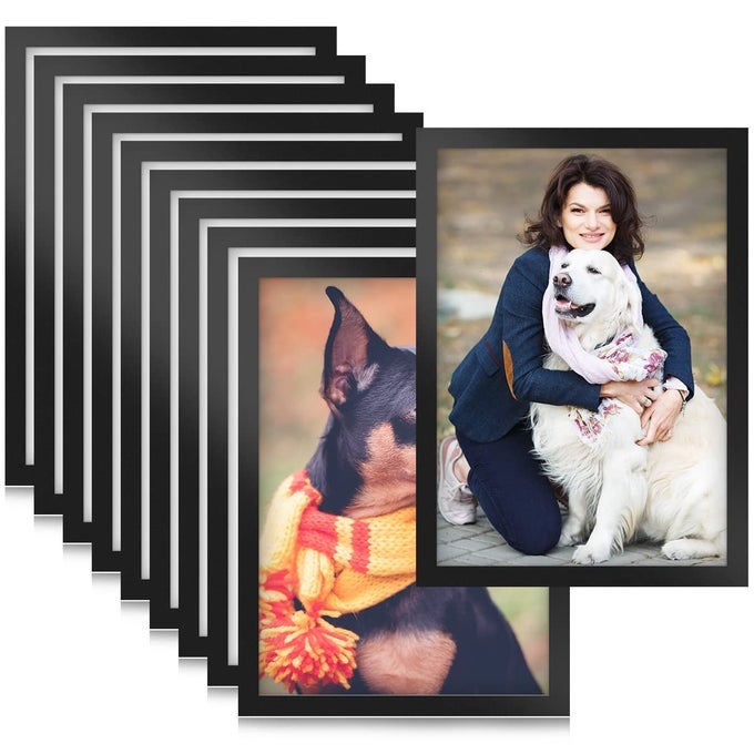 10PCS A5 MAGNETIC PHOTO FRAMES SELF ADHESIVE MAGNETIC PICTURE FRAME MAGNETIC POSTER FRAME MAGNETIC A5 PAPER DISPLAY FRAME FOR PAINTINGS PHOTOS NOTICES CERTIFICATE POSTERBLACK