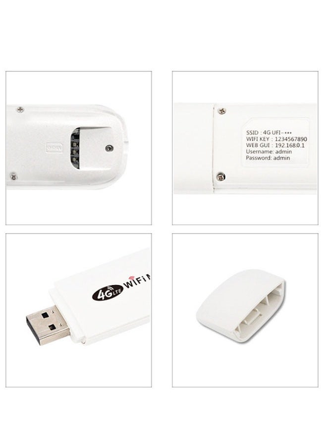 General - 4G LTE Mobile WiFi Hotspot Unlocked Universal Wireless Router Car WiFi Internet Portable Mini WiFi Router Device with SIM Card Slot 4G/LTE FDD, 4G LTE TDD, 3G WCDMA B1 - Image 1