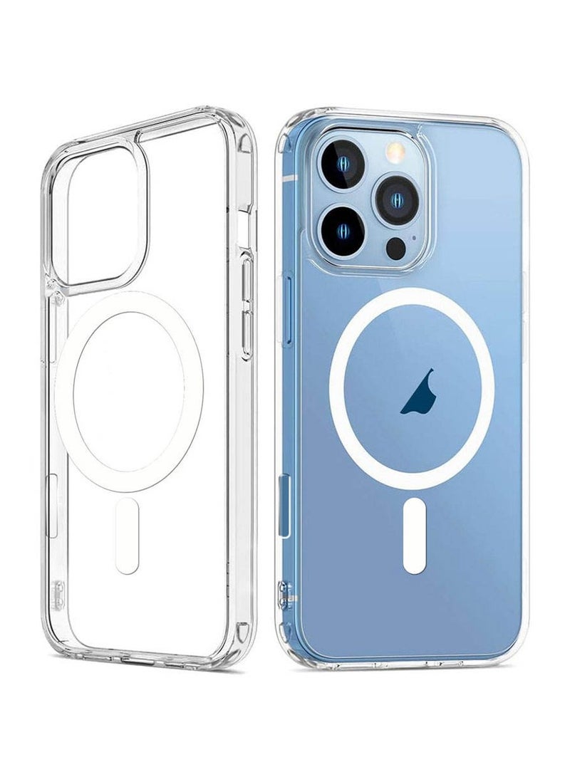 TEXEEM Clear Case for iPhone 16 Pro Max – Slim Transparent Protective TPU Cover with Shock Absorption & MagSafe Wireless Charging Compatibility - Image 1