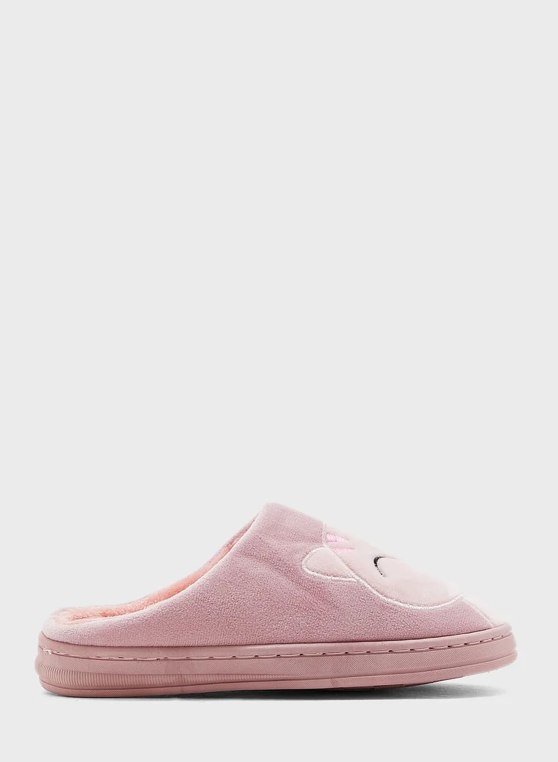 Ginger Welcome Home Cat Bedroom Slippers
