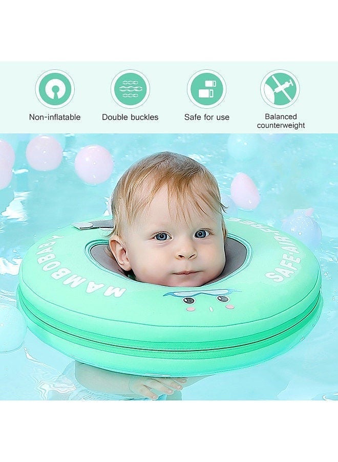 Mambobaby Baby Float Ring Non-Inflatable Float Ring Head Float Swimming Ring Toys Swim Trainer for Pool Bathtub Infants Size L 6-12 months - Image 2