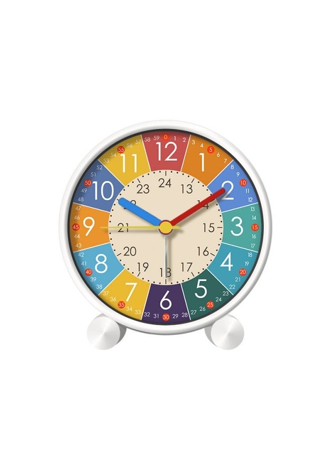 Generic Children's Educational Alarm Clock for Students Bedroom Children's Room Desktop Early Education Small Alarm Clock Silent Children's Clock  - Image 1