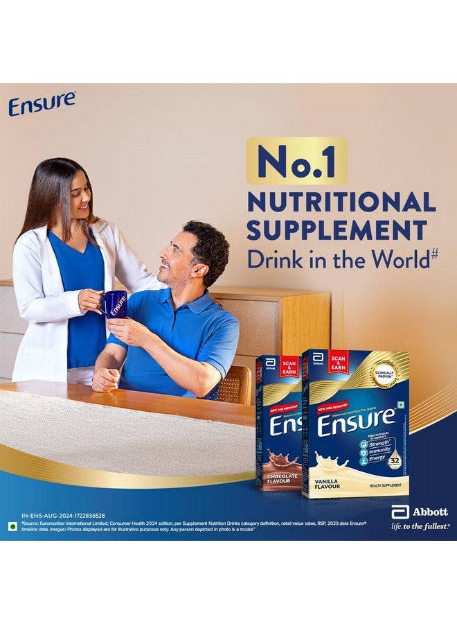 Ensure Ensure No 1 Nutritional Supplement Drink in the world, 32 nutrients High Protein,Calcium,Vit D, Vanilla 950g/1kg, Wt may vary, Powder, 1 count, 35 servings  - Image 2