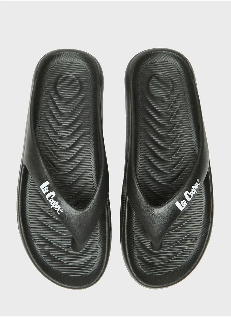 لي كوبر Logo Flip Flops