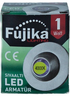 FUJIKA 1W 220V 3000K Recessed LED Spotlight  - Image 1