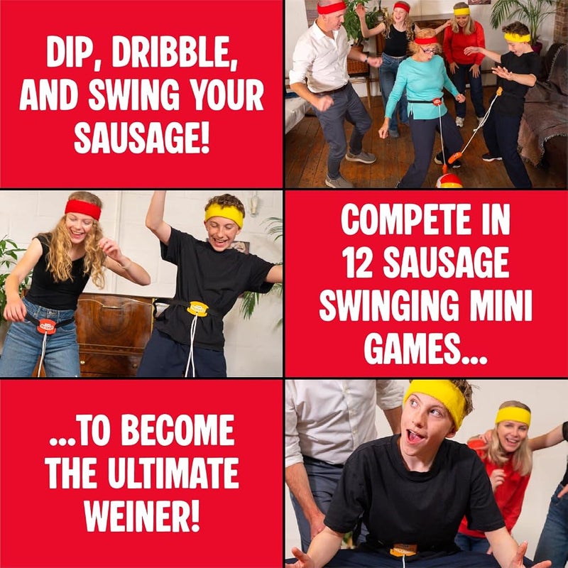 Lucky Egg Swing Your Sausage - Fun Adult Party Games for Groups - Board Games for Adults and Kids - Indoor or Garden Games for Family Gatherings and Birthdays - Festival, Christmas, and Family Game Night - Image 4