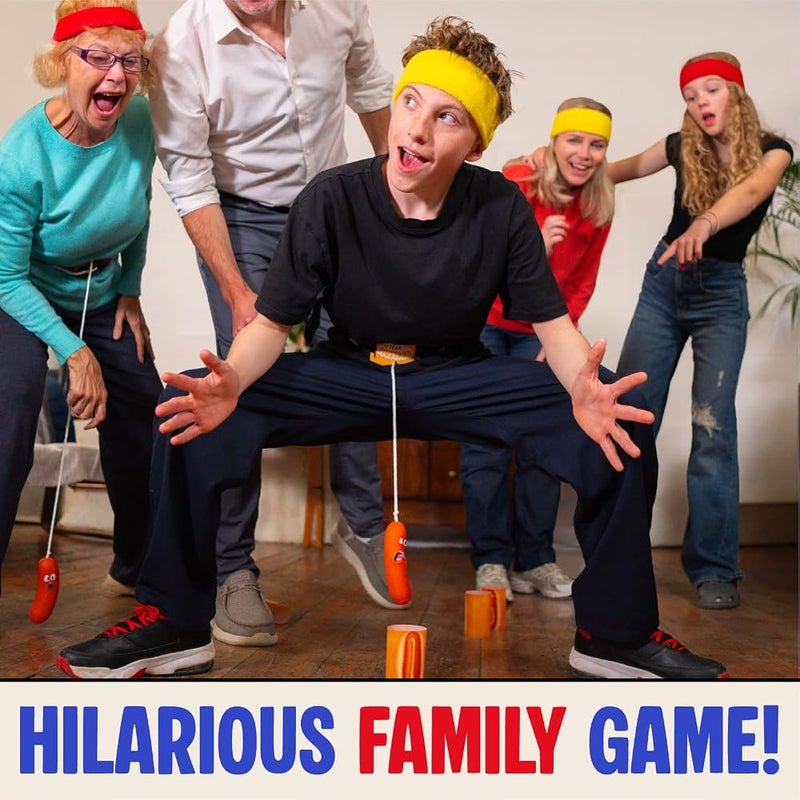 Lucky Egg Swing Your Sausage - Fun Adult Party Games for Groups - Board Games for Adults and Kids - Indoor or Garden Games for Family Gatherings and Birthdays - Festival, Christmas, and Family Game Night - Image 2