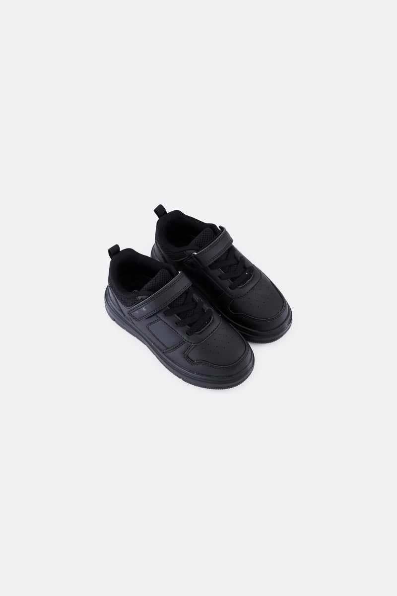 RBX Kids Boy Velcro Closure School Shoes, Black  - Image 4