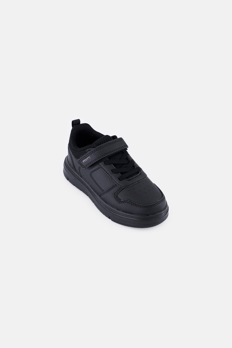 RBX Kids Boy Velcro Closure School Shoes, Black  - Image 1