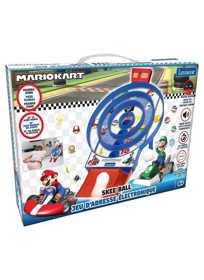 ليكسيبوك - Nintendo Mario Kart لعبة Skee Ball إلكترونية | للأطفال والعائلة | إضاءة وأصوات | ممتعة لجميع الأعمار - Image 1