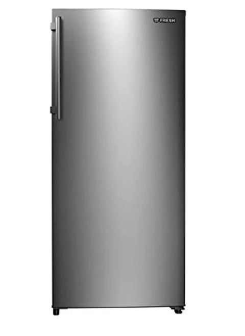 Fresh fnu-L250S 130L upright freezer, no frost - 5 drawers, silver