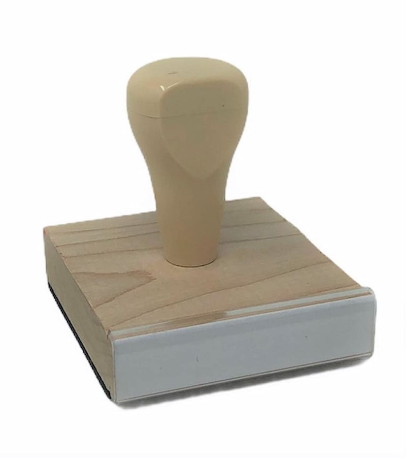 Infusion Rooster Rubber Stamp, Animal Wood Stamp, 2 X 2'' - Image 3
