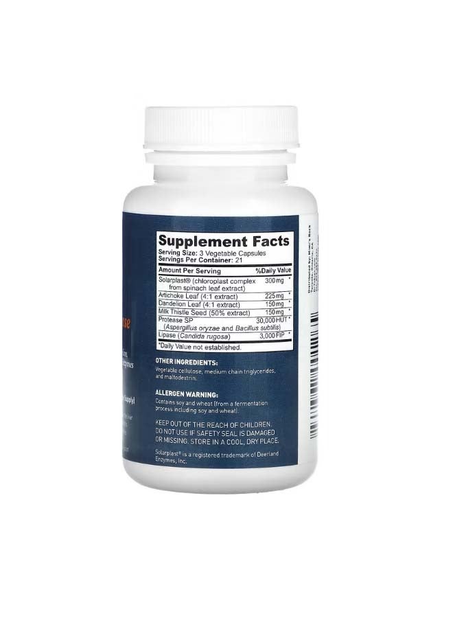 Dr. Tobias Liver 21 Day Cleanse 63 Vegetarian Capsules - Image 2