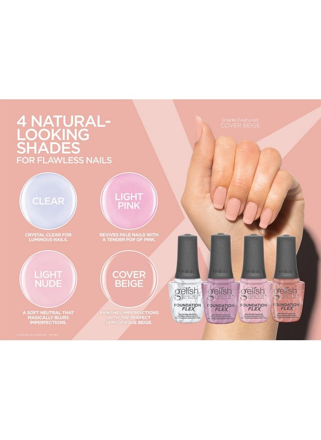 Gelish Gelish Foundation Flex (Clear) Gel Nail Polish, Base Coat For Nails, Neutral Nail Polish Colors, 0.5 ounce  - Image 3