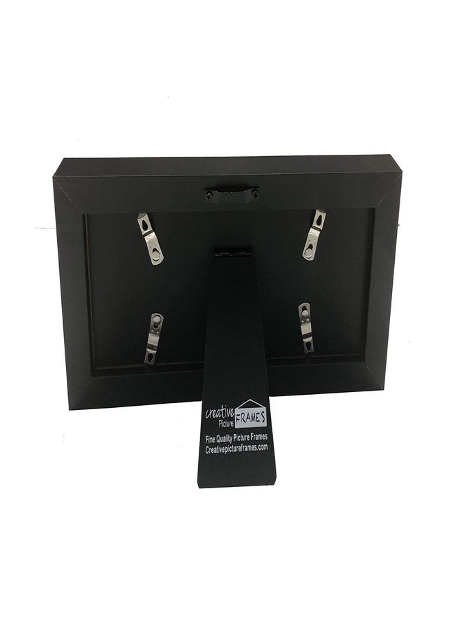 Creative Picture Frames [$4x9bk-b Black First Dollar Frame with Black Matting, Easel Stand and Wall Hanger Included - Image 3