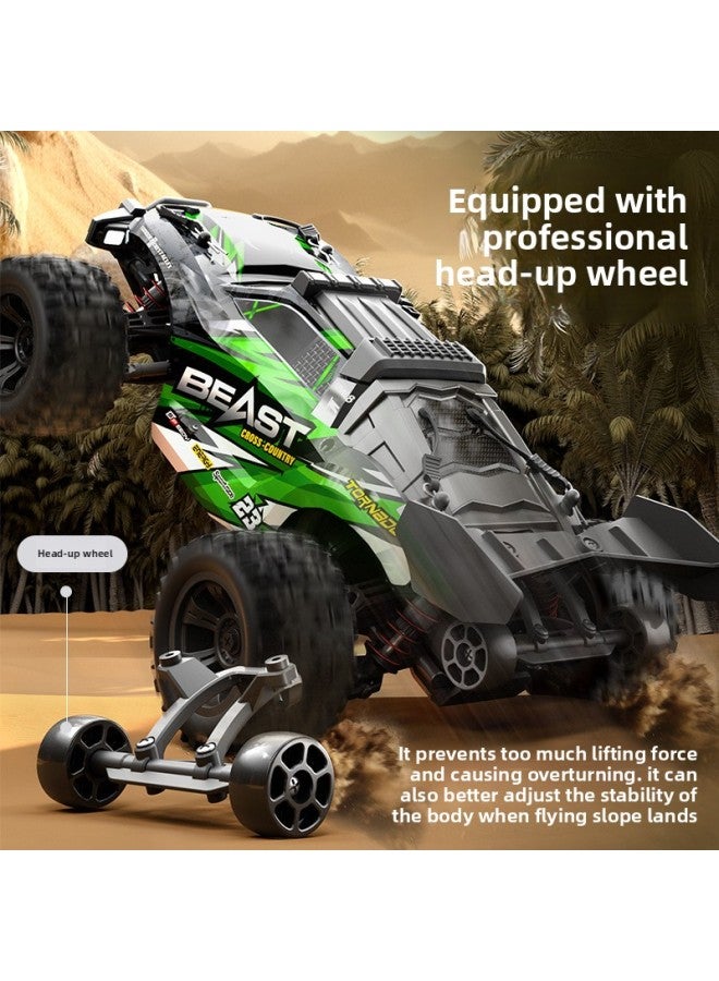 Beast Model Car SG118 Bigfoot Off-road High-speed Four-wheel Drive Full-scale 1:16 Professional Simulation Remote Control Car-Color:SG118PRO Carbon Brush Version (black And Green)  - Image 5
