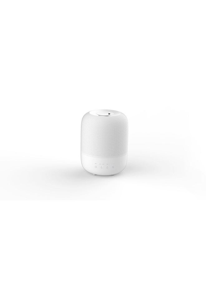 DANUBE HOME Tulip Top Filling Cool Mist Humidifier With Ultrasonic Technology For bedroom Baby Room Home And Office And 7 Color Night Light 3L 18.8X18.8X24.3Cm White - Image 1