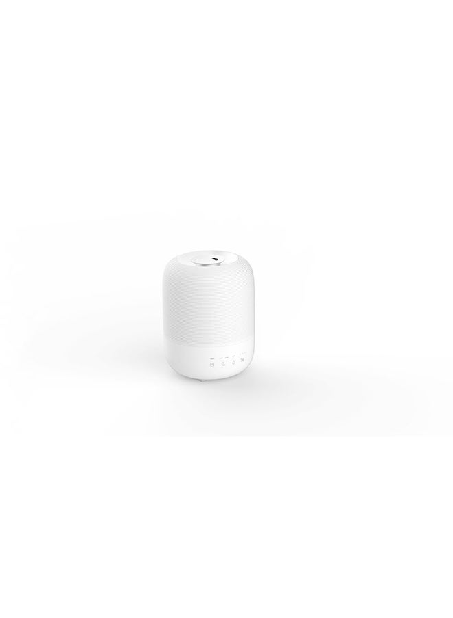 DANUBE HOME Tulip Top Filling Cool Mist Humidifier With Ultrasonic Technology For bedroom Baby Room Home And Office And 7 Color Night Light 3L 18.8X18.8X24.3Cm White - Image 2
