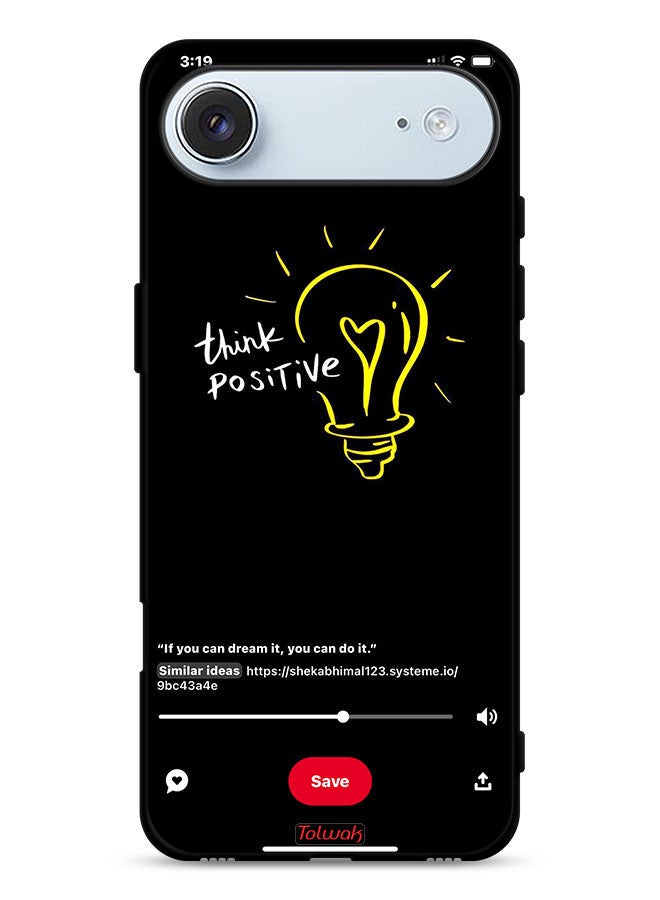 Tolwak Apple iPhone Air Protective Case Cover Think Positive - Image 1
