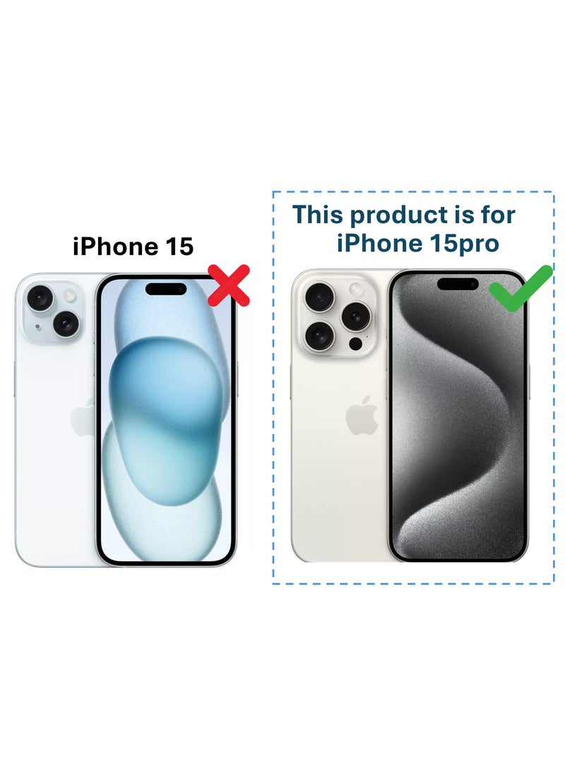 REMAX - MagSafe Magnetic case for iPhone 15pro charging, Click and Charge, Transparent and Clear, Non-yellowing, Shockproof, Eco-friendly materials, Scratch-resistant, Thin - Image 1