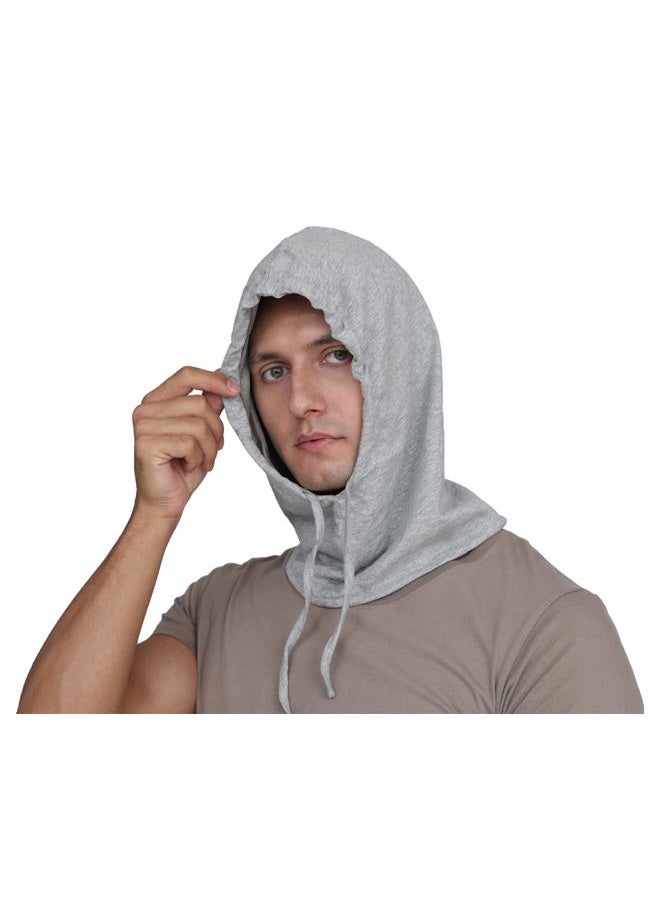 VAJOOCLL Faraday Hat Made of 99% Silver Fabric, Faraday Hat Reduces The Hazards Caused by 5G, 4G, Cellular, WiFi, Bluetooth, Faraday Hood Relieves Fatigue and Relaxes The Spirit, One Size Fit All (gray) - Image 1