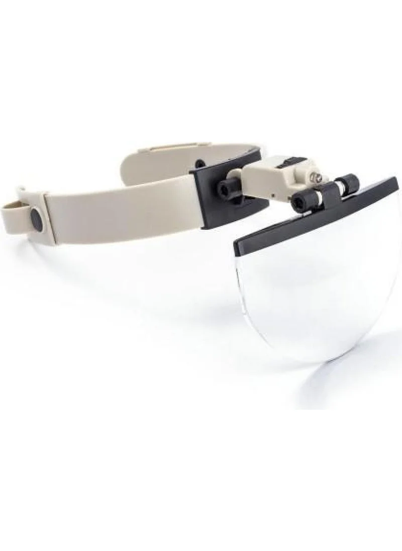 باركوفيكس Lighted Head Magnifier Helmet Magnifier LED Lighted Headband Magnifier Glasses Loupe Head Magnifier