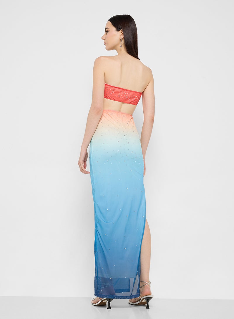 Ginger Ombre Strapless Dress - Image 2