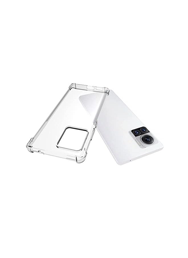 Generic - 1 Plus 2 Case For Motorola Moto Edge 30 Ultra With Glass Screen Protector 2 Pcs Clear Tpu Four Corners Protective Cover Transparent Soft Funda Edge 30 Ultra Clear - Image 1
