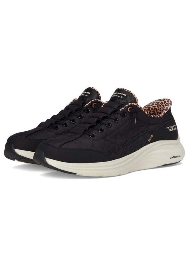 SKECHERS حذاء رياضي نسائي، أسود، 37 EU - Image 1