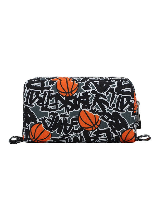 CUBS Basketball Print Waterproof pencil case pouch with zip closure - Image 3