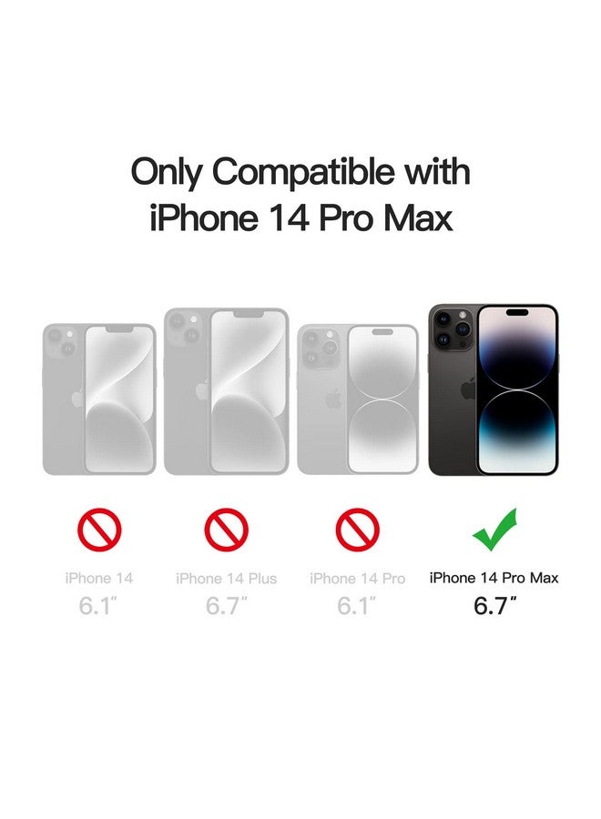Jetech JETech Magnetic Case for iPhone 14 Pro Max 6.7-Inch Compatible with MagSafe, Translucent Matte Back Slim Shockproof Phone Cover (Storm Blue)  - Image 1