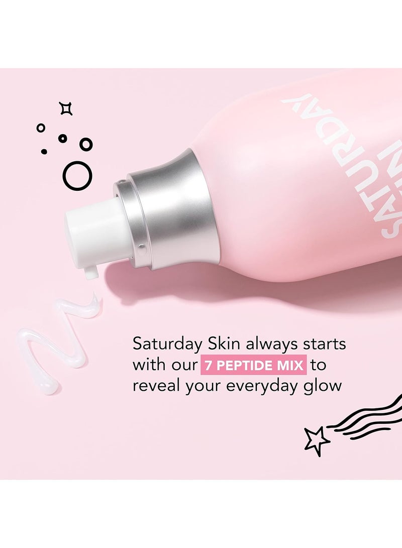 saturday skin Wide Awake Brightening Illuminating Eye Cream for Wrinkles Puffy Eyes Dark Circles Lightweight Moisturizing Anti Aging Reduce Fine Lines Korean Skincare 101 Fl Oz 30ml - Image 3