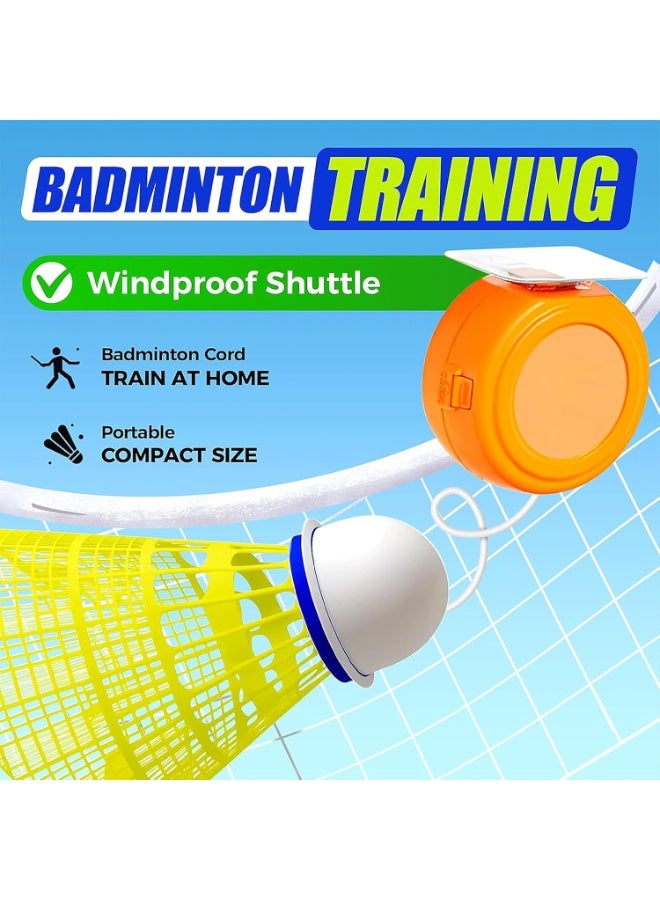 JOGAMS Solo Badminton Rebound Trainer Portable Self Training Shuttlecock Set for Indoor - Image 3