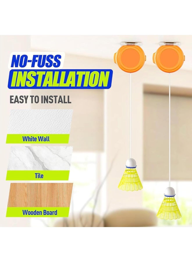 JOGAMS Solo Badminton Rebound Trainer Portable Self Training Shuttlecock Set for Indoor - Image 4