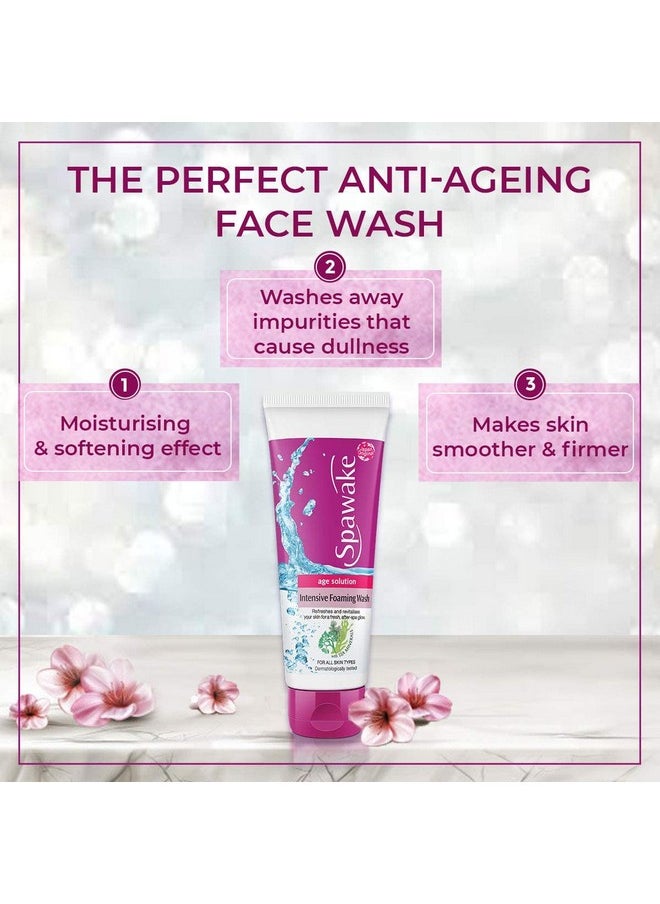 Spawake - Anti Aging Face Wash, Age Solution Intensive Foaming Wash, 50G - Image 1