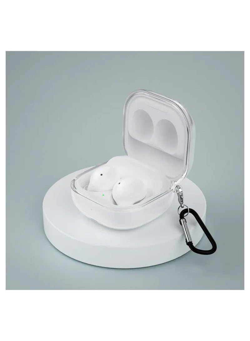 HEXABEX حافظة حماية لسماعات سامسونج جالاكسي Buds Pro/Buds Live/Buds 2/Buds 2 Pro شفاف - Image 1