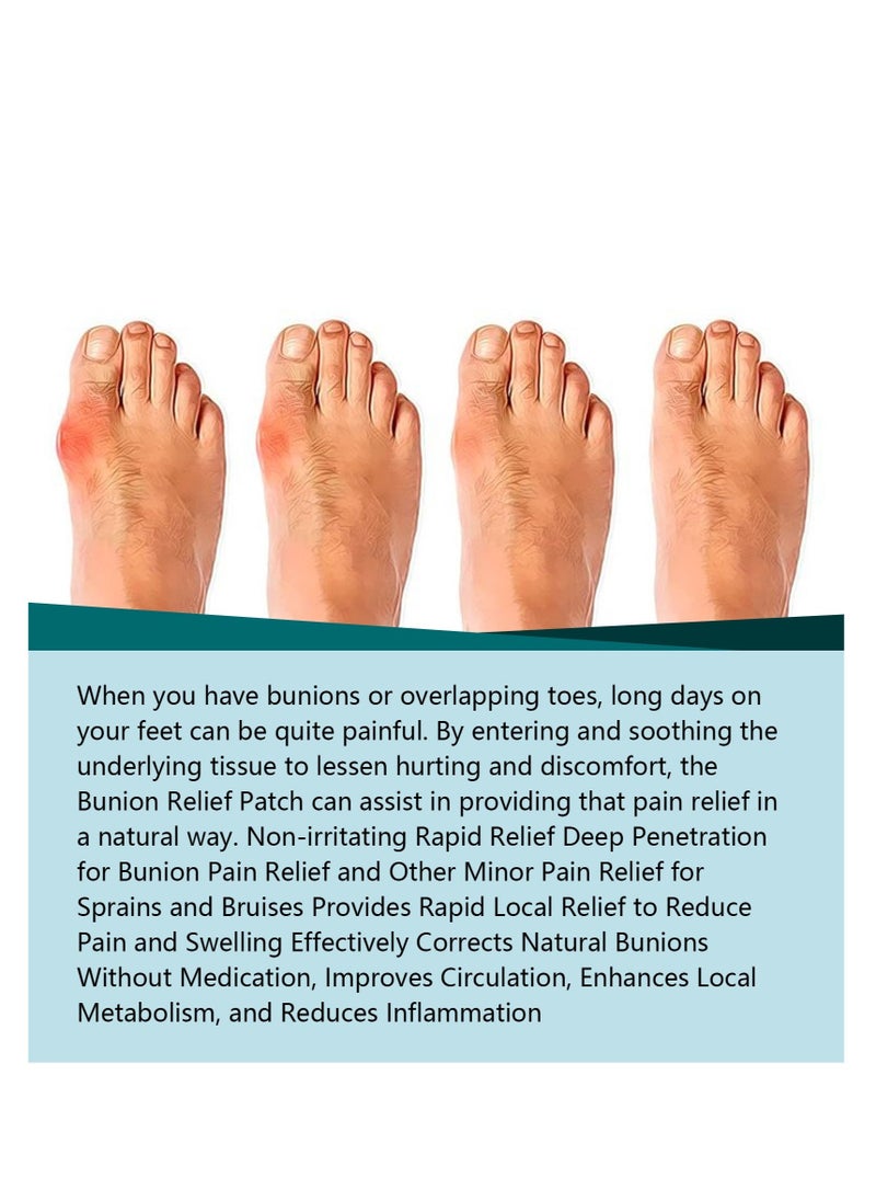 EELHOE 6-Pack Straight Toe Bunion Relief Patches Relieve Hallux Valgus Joint Swelling, Soreness and Discomfort Corrective Care Foot Bunion Corrective Patch - Image 4