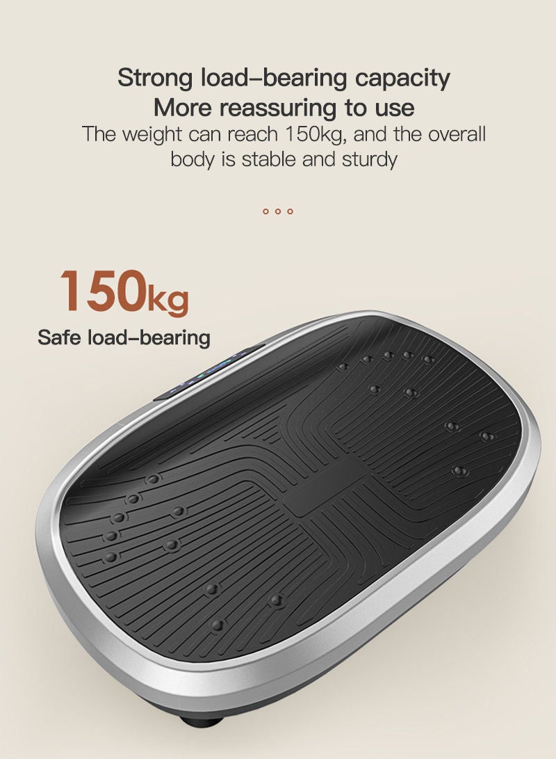 Sharpdo Vibration Plate Exercise Machine Whole Body Vibration Machine for Home Fitness w/Loop Bands, Home Workout Equipment for Weight Loss, Toning & Wellness - Image 5