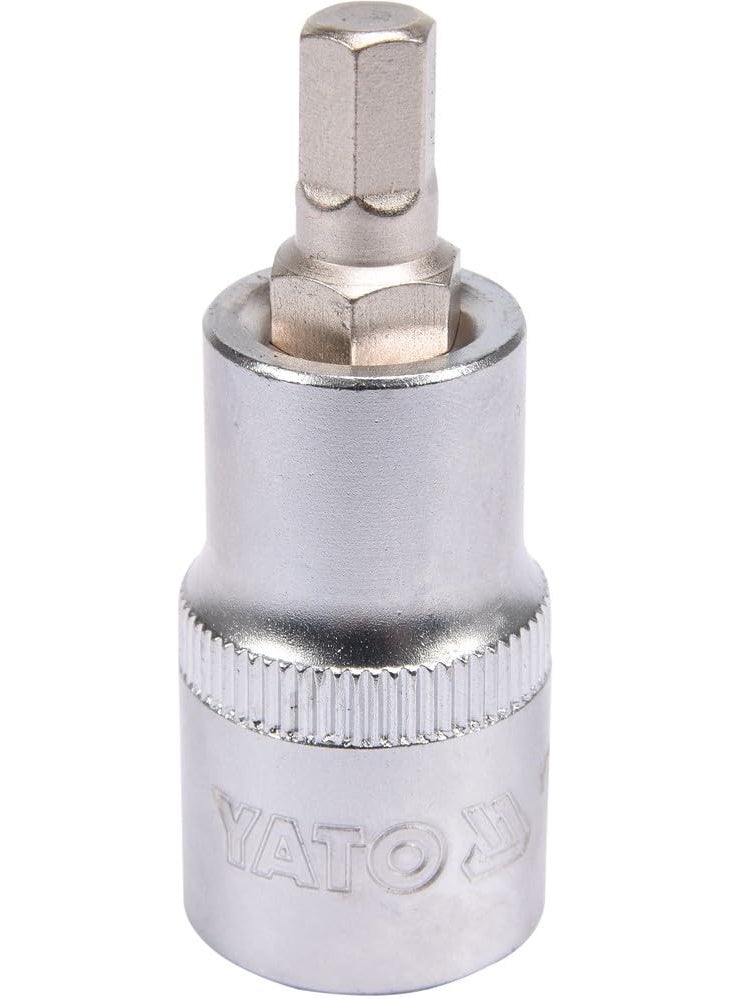 Yato Yato YT04383 7mm x 50mm Socket Bit for 12 Drive S2 Steel Chromium Plated Home Mechanical Tool  - Image 5