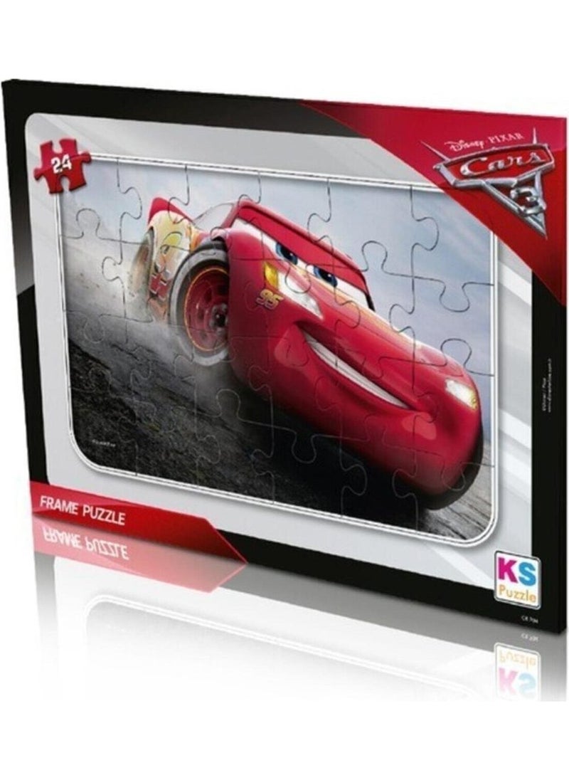 KS Games لعبة بانوراما إطارات سيارات 24 قطعة  - Image 1