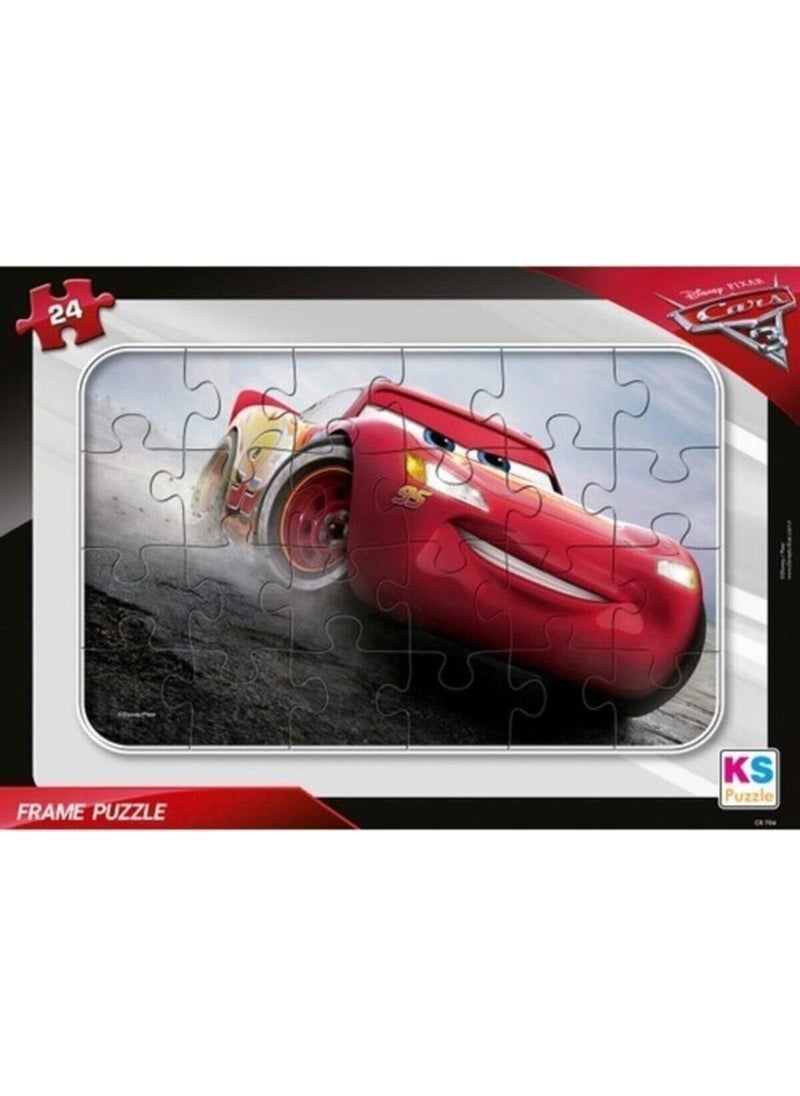 KS Games لعبة بانوراما إطارات سيارات 24 قطعة  - Image 2