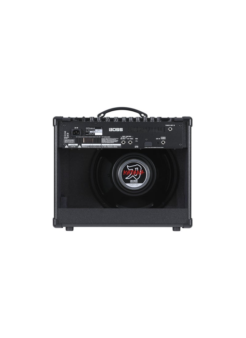 BOSS Katana-50 MkII Combo Guitar Amplifier – 50W 1x12" – Black  - Image 3