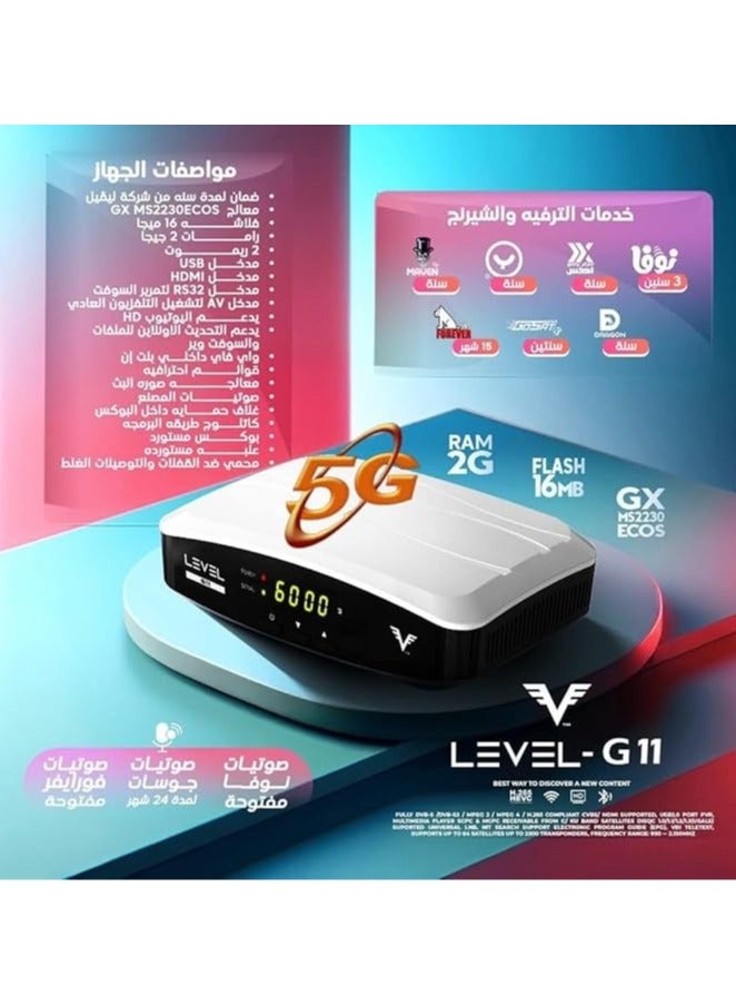 ليفل ريسيفر ستالايت G11 من ليفيل - Image 3