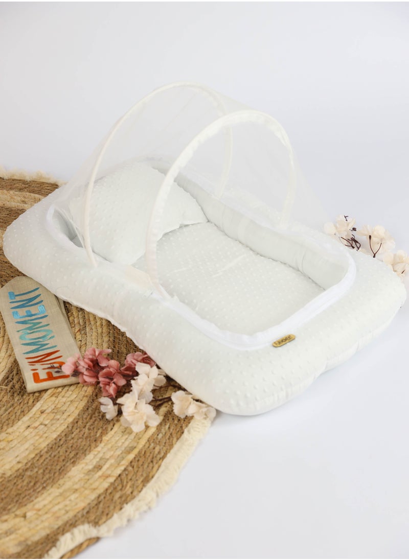 FUN MOMENT - Foam Granular Mosquito Net Mattress for Newborns - Image 1
