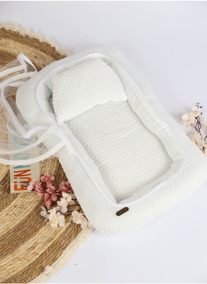 FUN MOMENT - Foam Granular Mosquito Net Mattress for Newborns - Image 1