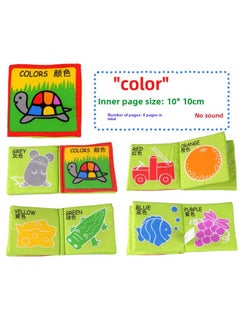 Generic Baby Animal Suction Magnet Enlightenment Cloth Book Washable Bite Bath Book Baby Tear-Tear Three-Dimensional Cloth Book-Color:Bt3110 Color  - Image 1
