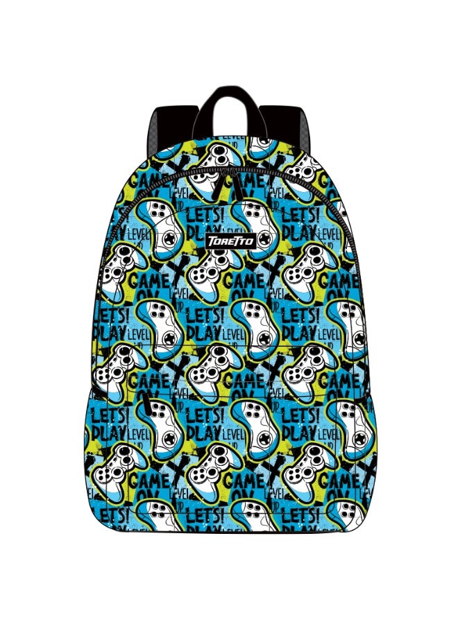 Toretto طقم حقيبة ظهر 4 قطع من توريطو مع حقيبة غداء وزجاجة ماء وحافظة أقلام - Image 4