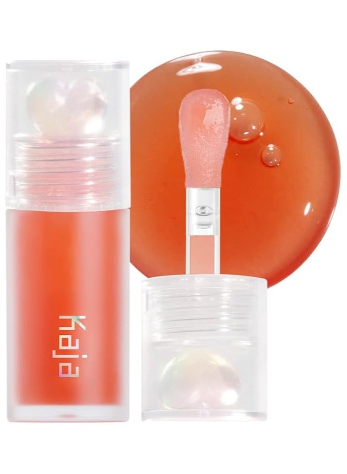 KAJA Juicy Glass Lip Oil - Apricot Allure - Clear Tint Gloss Plumper - Hydrating Lightweight Shine with Vitamin Tree Fruit Oil, Vegan Cruelty-Free 4ml - Image 1