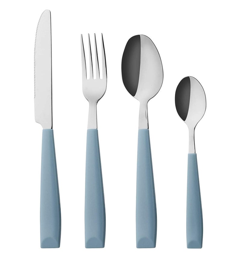 Annova ANNOVA Silverware Set Stainless Steel Cutlery Color Handle Flatware Light Blue